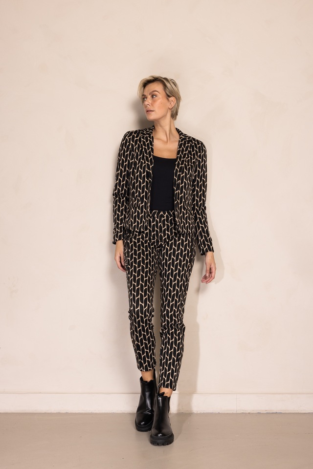 Zhrill 7/8-Hose »ZHCHIARA«  Grafisches Allover-Muster, Slim Fit, knöchellang