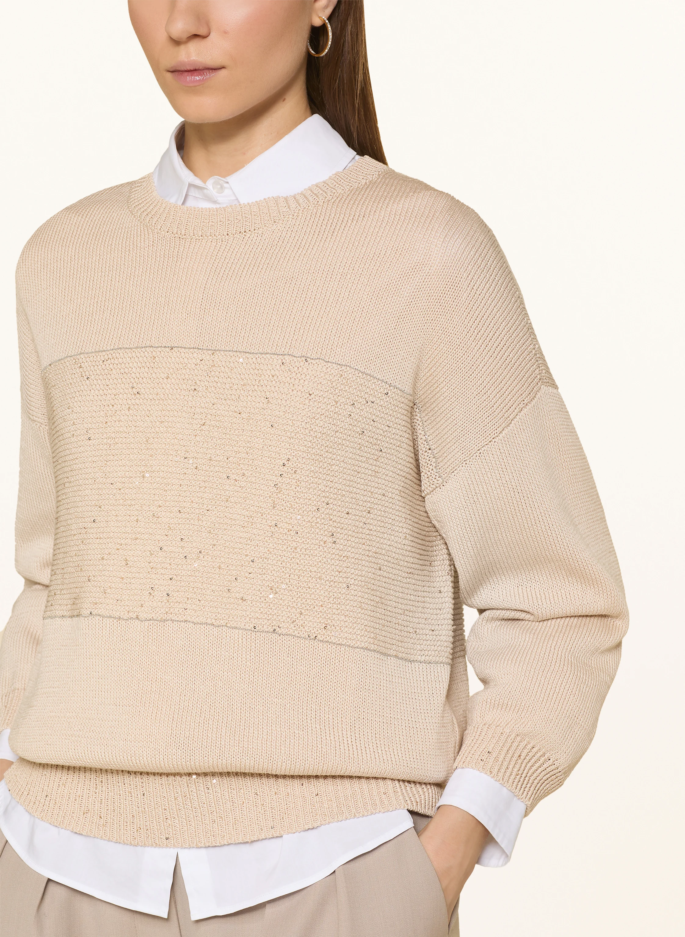 PESERICO Pullover mit 3/4-Arm