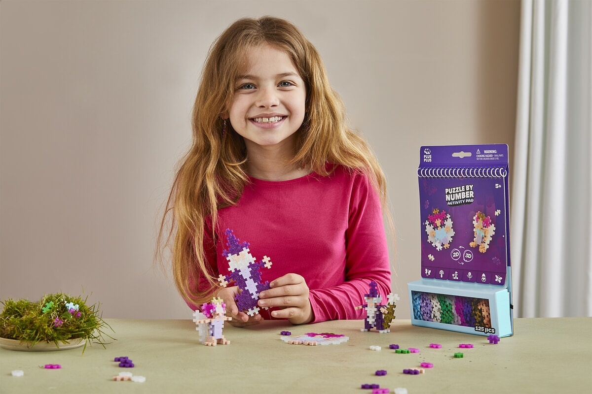 Plus Plus Plus Plus Activity Pad - Enchanted Forest ( 125 stukjes )
