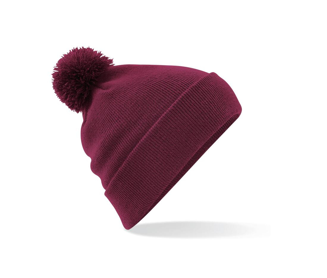 Beechfield BF426 - Chapeau d'Hiver Élégant avec Pompon en Fausse Fourrure