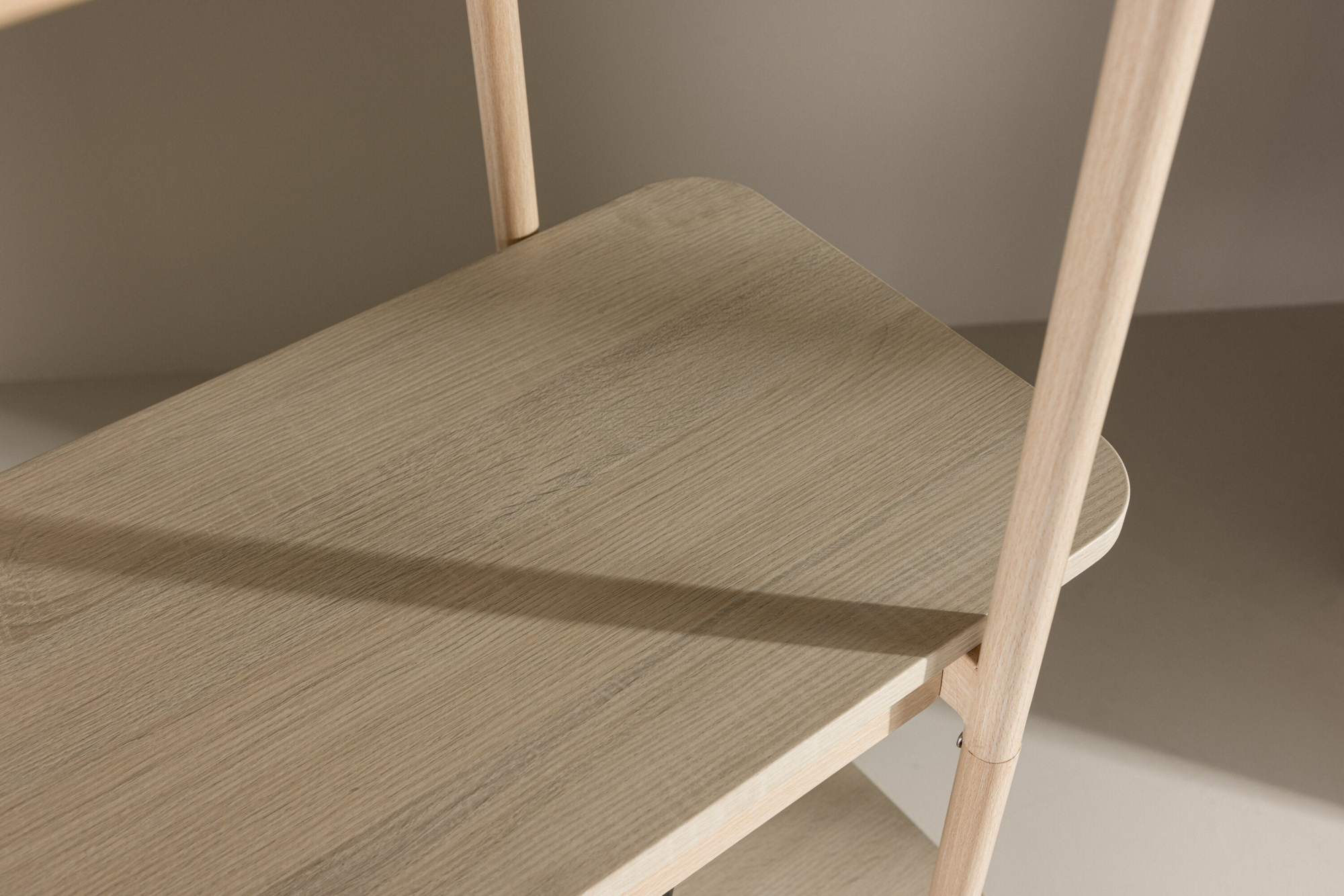Nuku Open Kast 190cm - Licht Eiken