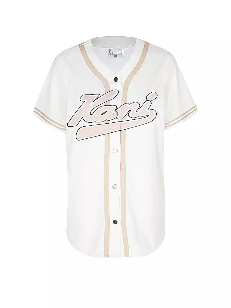 KARL KANI T-Shirt VARSITY creme