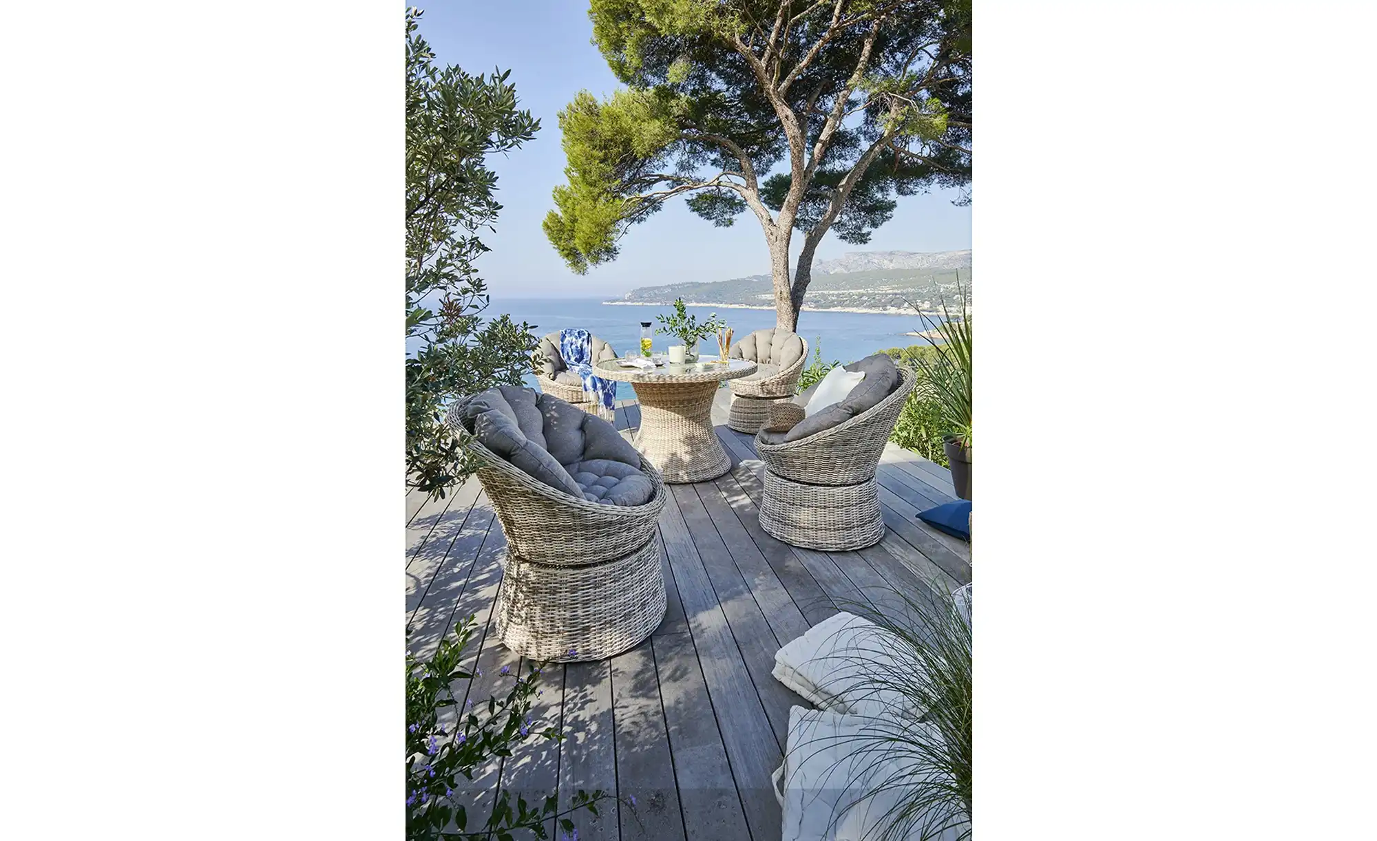 a casa mia Runder Gartentisch Nizza