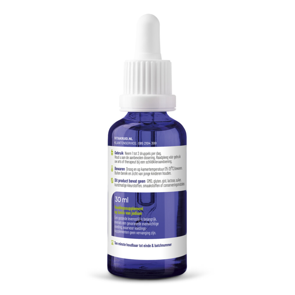 Vitakruid Jodium druppels 75 mcg30 ml