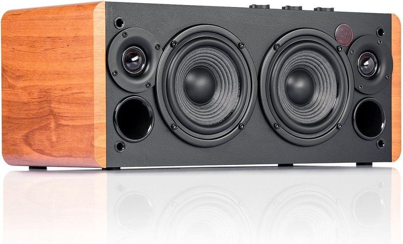 Edifier - D12 - Bluetooth Stereo Speaker - Hout - 70 Watt RMS