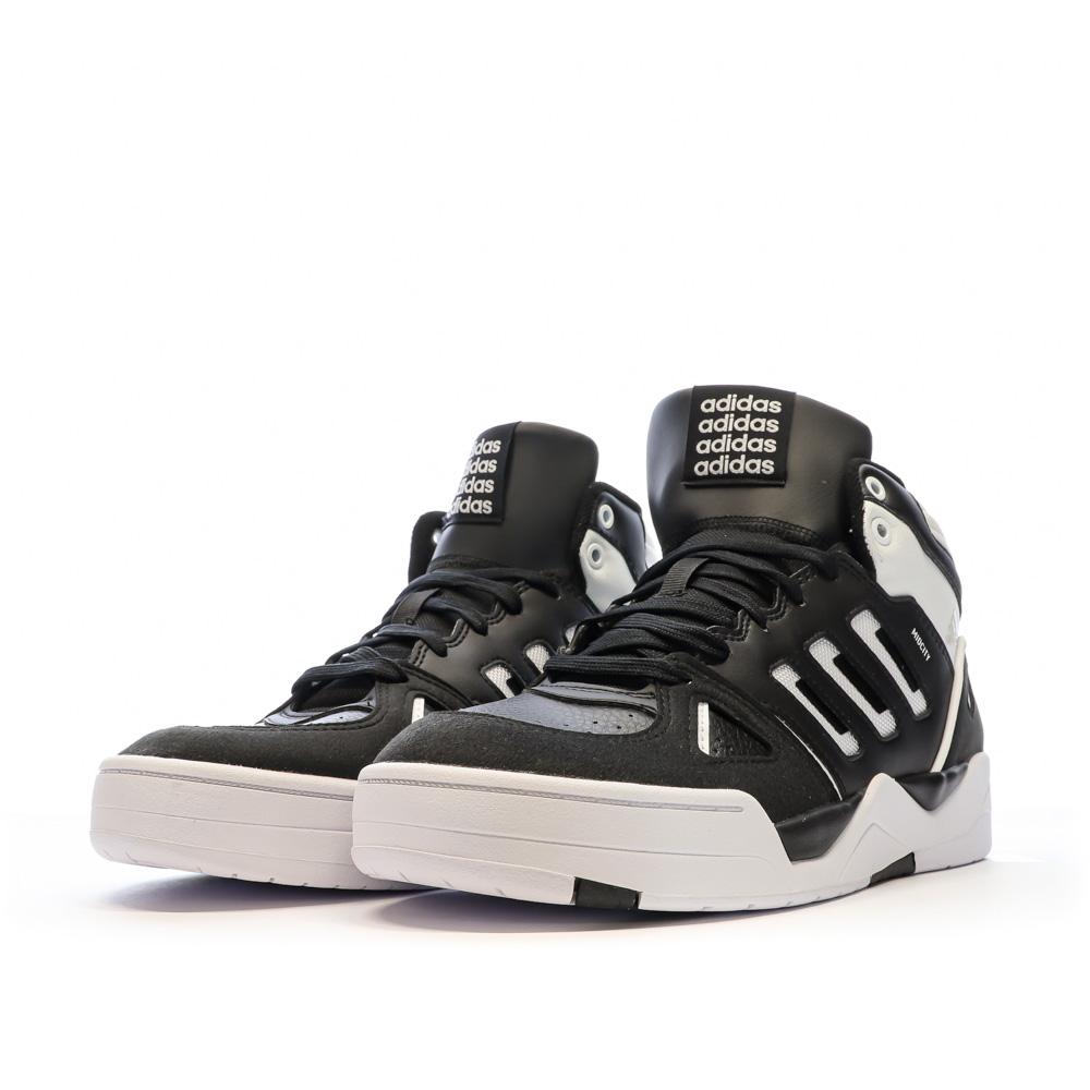Adidas Baskets Noires/Blanches Homme Adidas Midcity