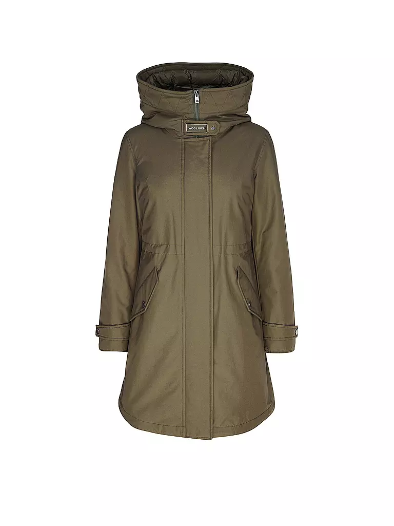 WOOLRICH Parka dunkelgrün