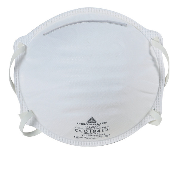 20 masques de protection FFP2 sans valve DeltaPlus