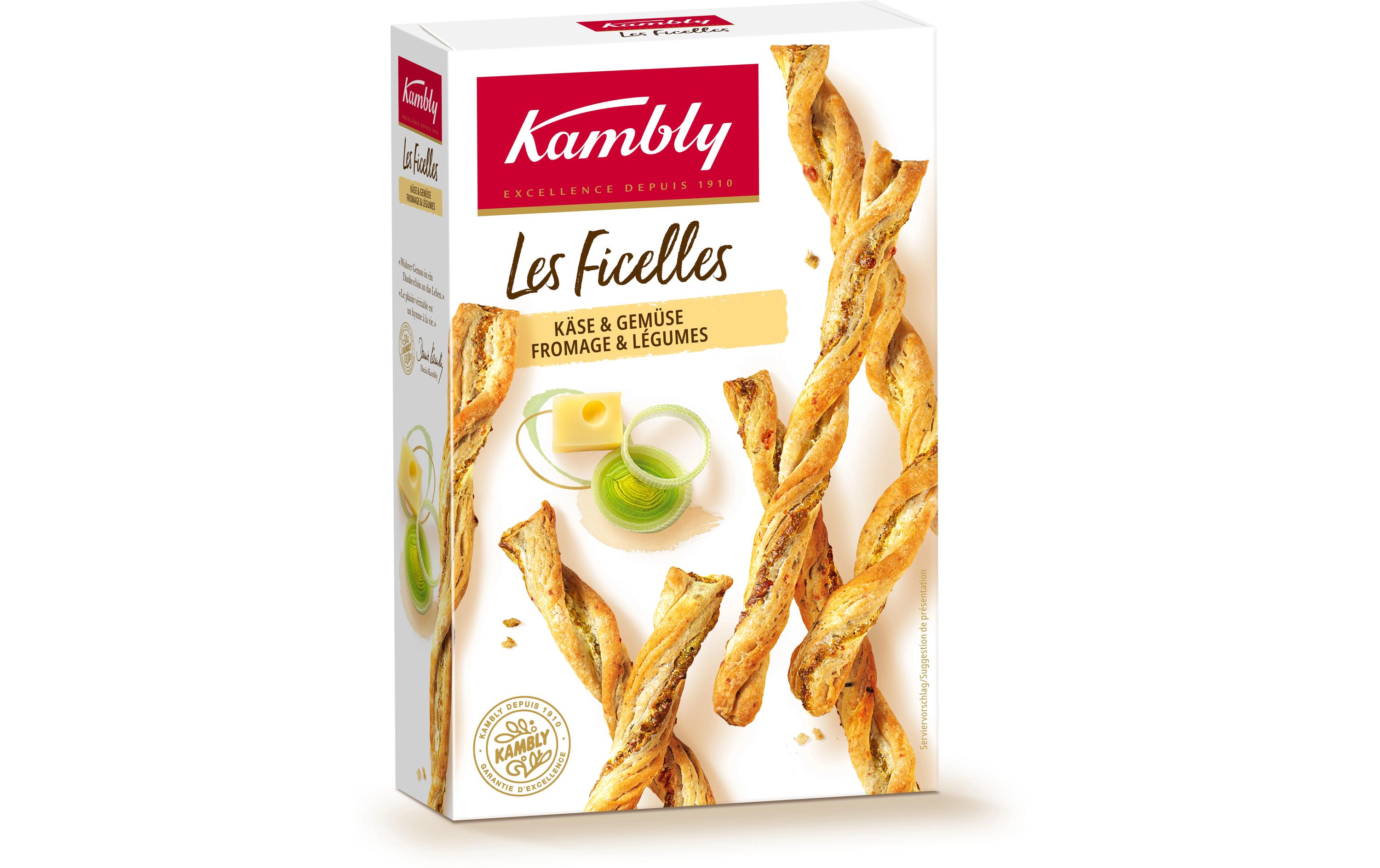 Apéro Les Ficelles Fromage 100 gDelikates Blätterteiggebäck mit Käse und Gemüse