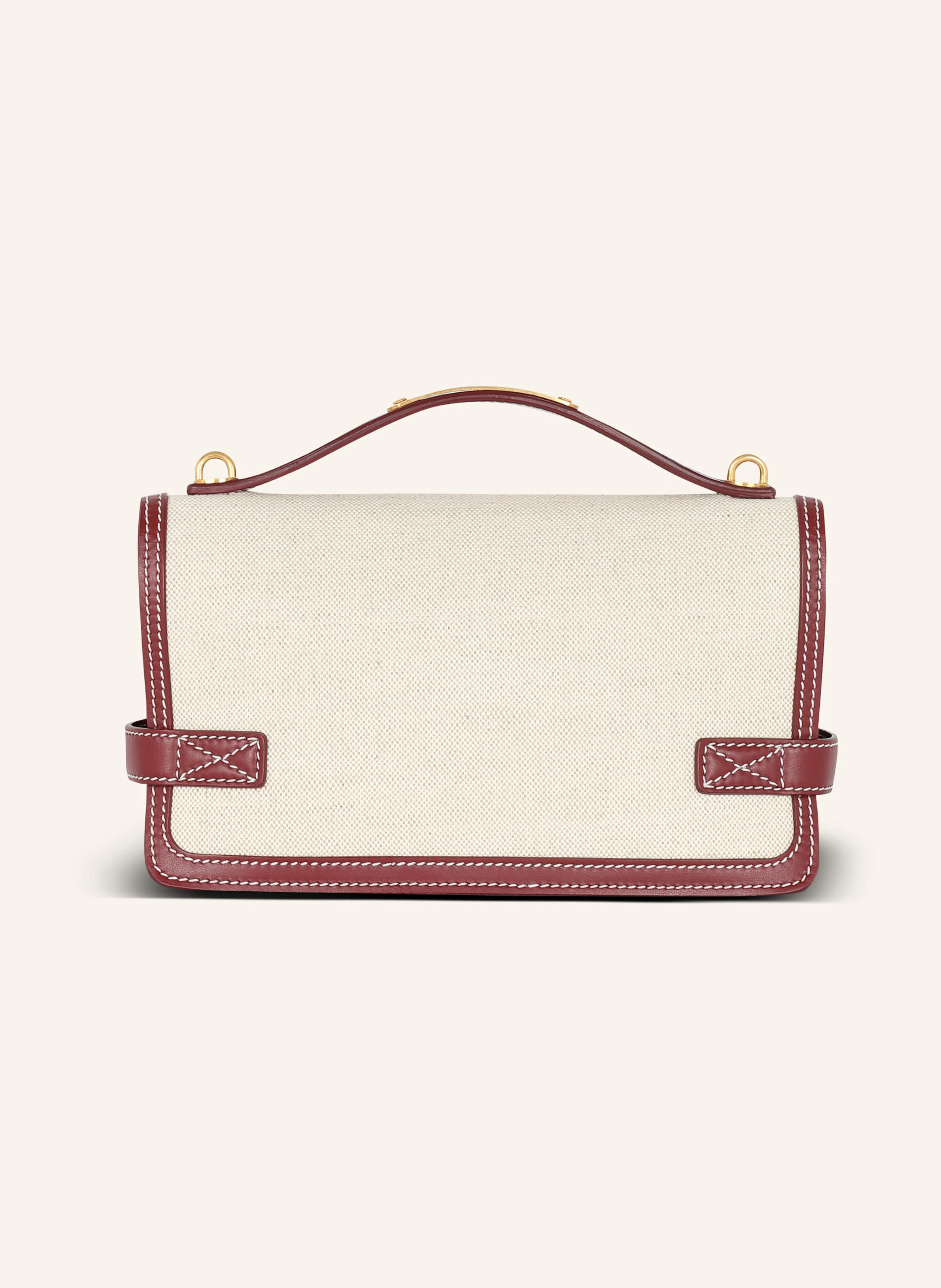 BALMAIN Tasche B-Buzz 24 aus Canvas und Leder