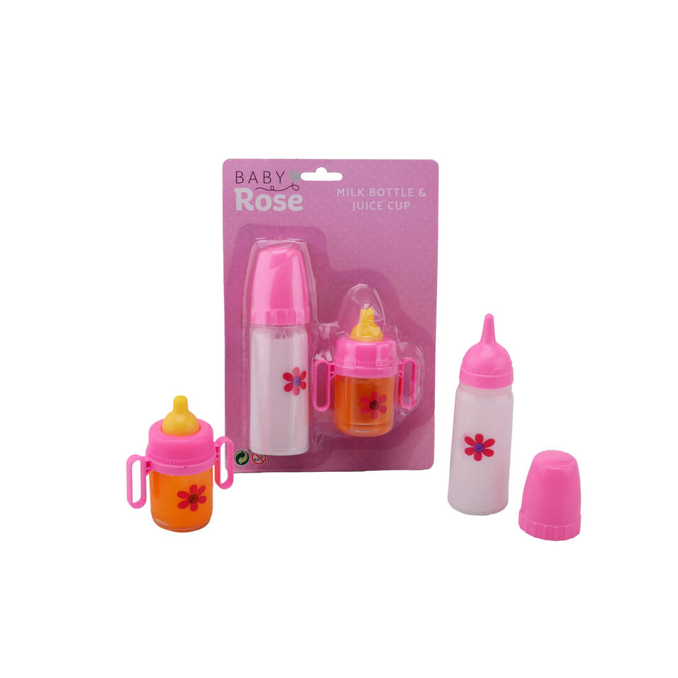 Baby Rose zuigflessen set 2-delig