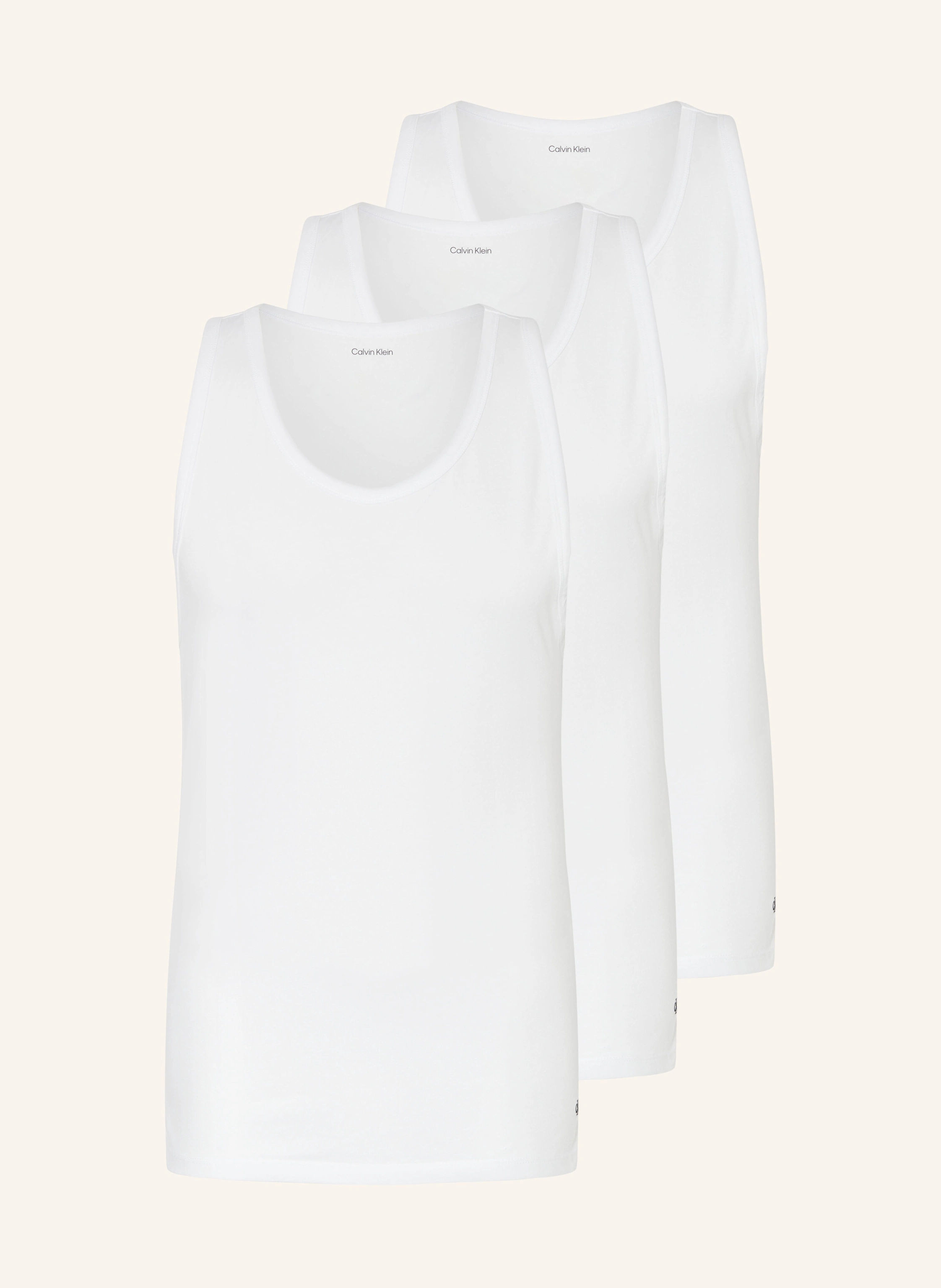 Calvin Klein 3er-Pack Unterhemden COTTON STRETCH BLEND