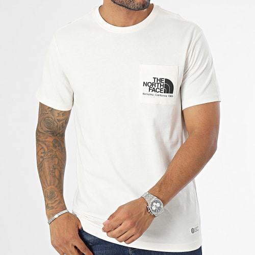Tee Shirt Poche California Blanc