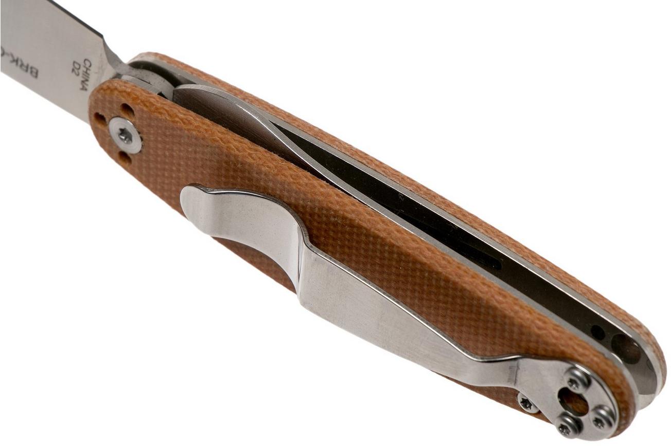 ESEE Churp EE-CH-02 D2, Brown Micarta zakmes