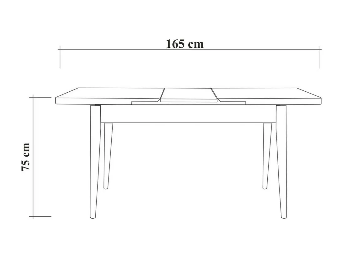 Table à rallonge Atsula, Table console avec rallonges, Table à manger polyvalente, Etagère de cuisine extensible, 130x80h77 cm, Noyer