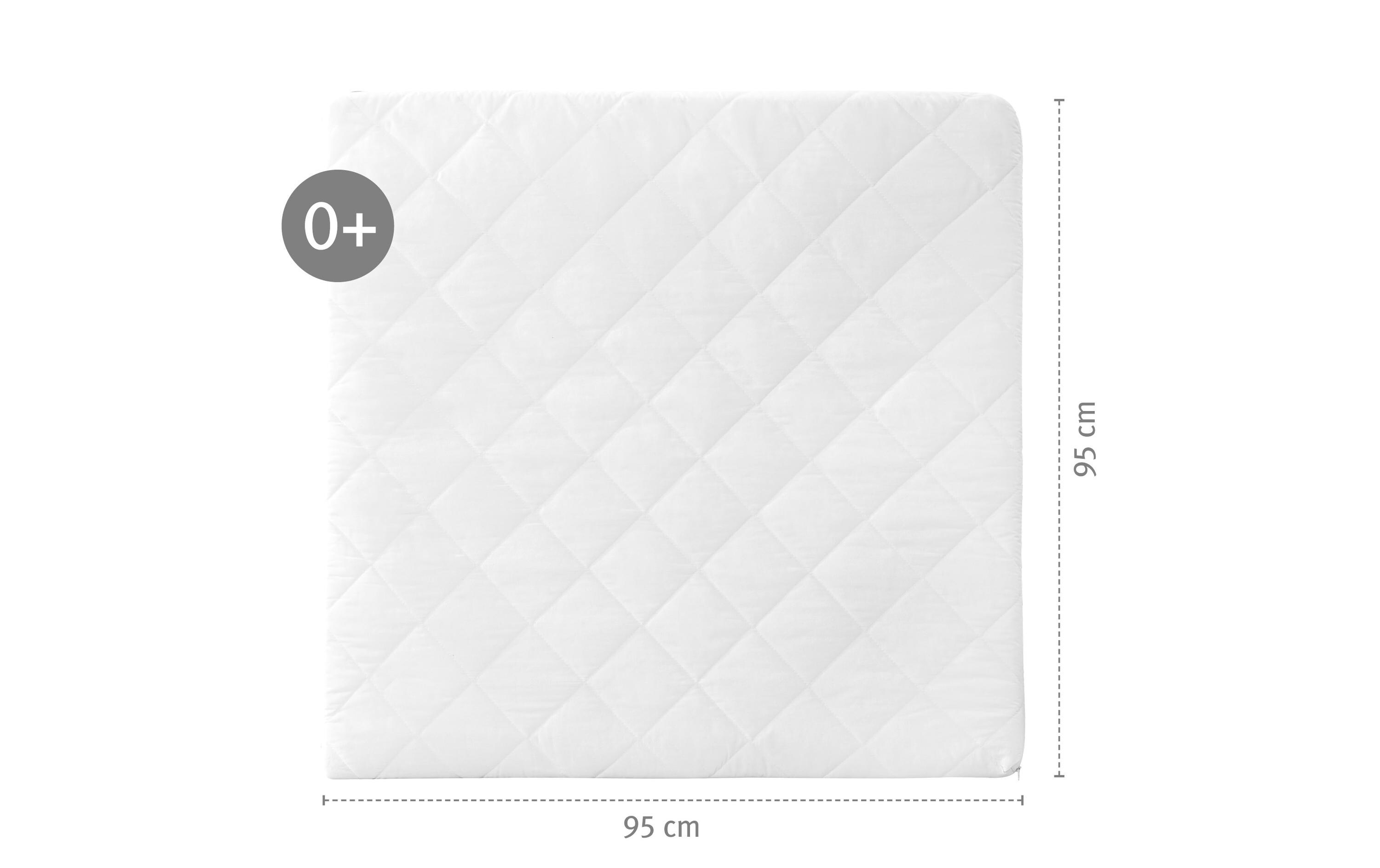 Laufgittermatte quadratisch 100 x 100 cmGesteppte Laufgittermatratze
