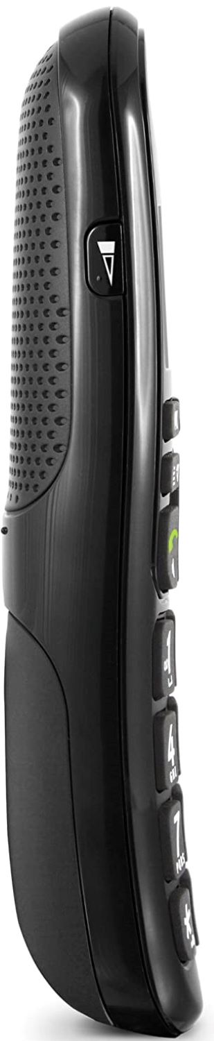Doro PhoneEasy 105wr Single Schnurloses Telefon mit Mobilteil inkl. Ladeschale Black