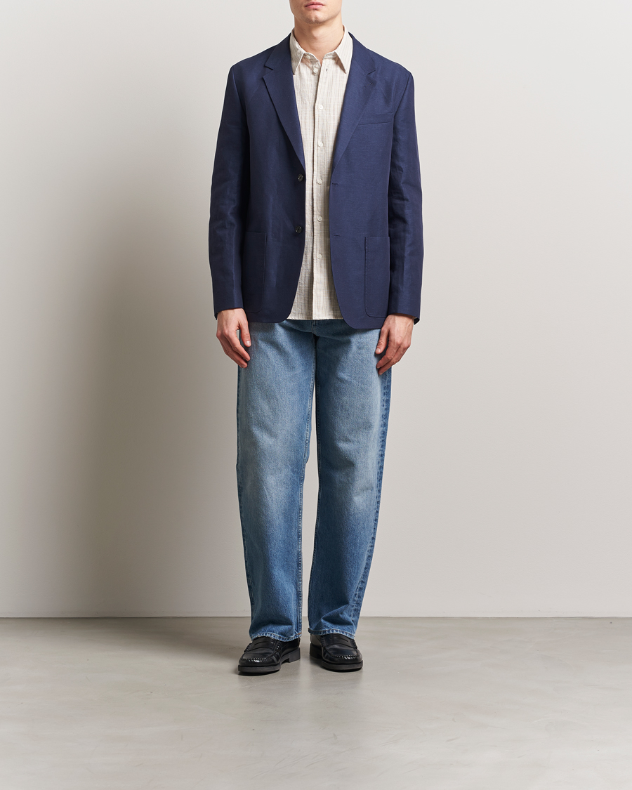 Filippa K Patch Pocket Blazer Navy