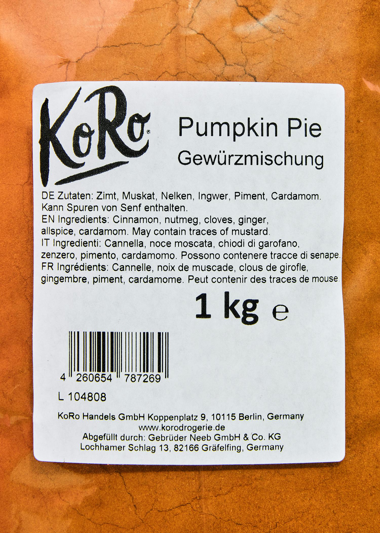 Pumpkin Spice Gewürz 1 kg