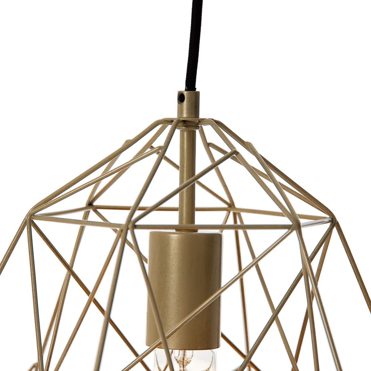 Industriële hanglamp goud  - Framework Basic
