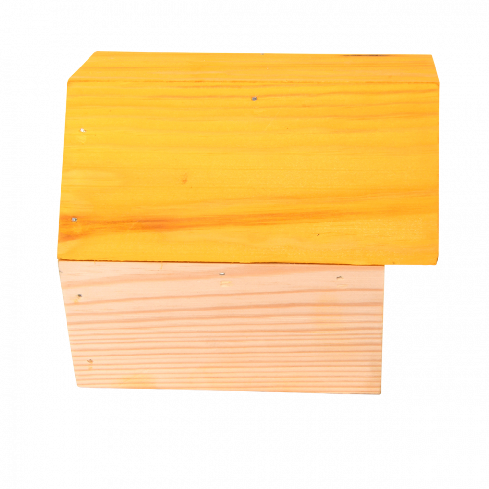 Maison à abeilles hexagonale en bois