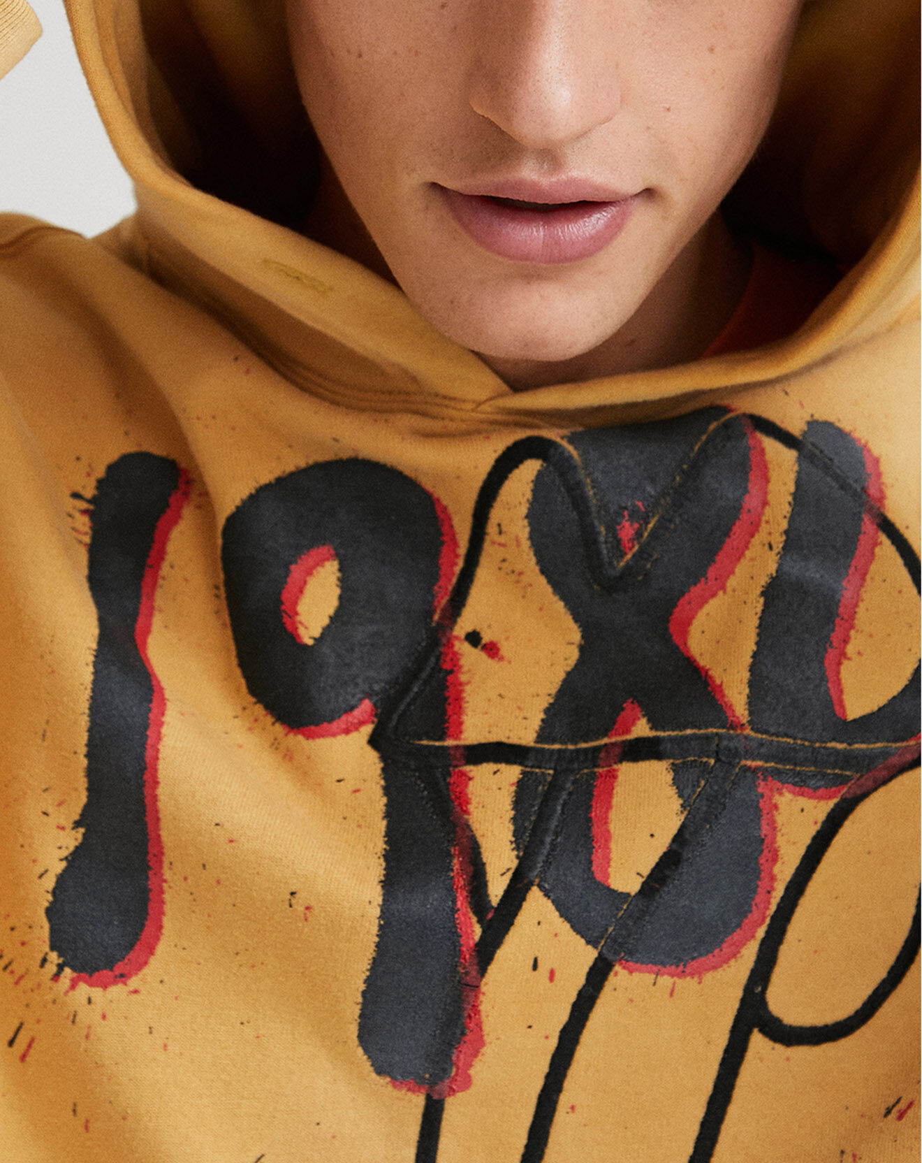 Desigual Sweat Nicolas jaune moutarde