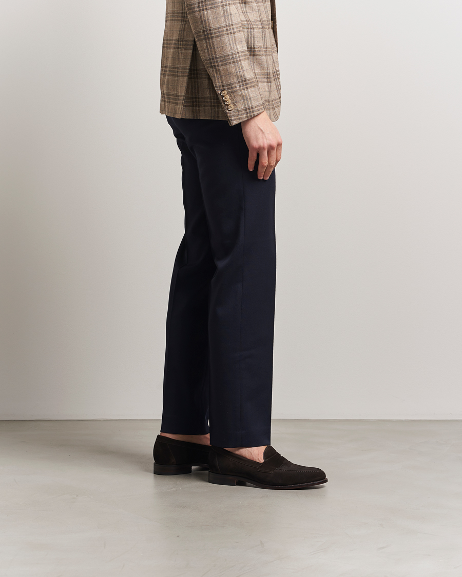 Loake 1880 Imperial Suede Loafers Dark Brown