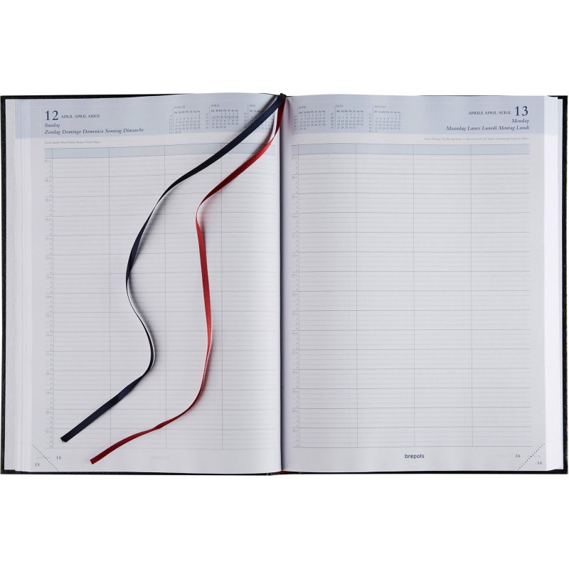 Agenda journalier Brepols Bremax - année 2027 - 21 x 29 cm