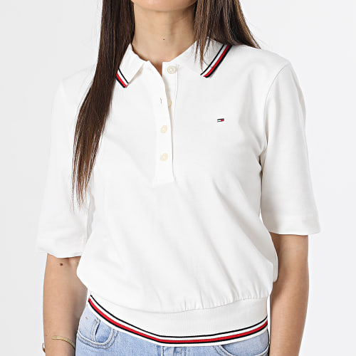 Polo Manches Courtes Femme 7821 Blanc