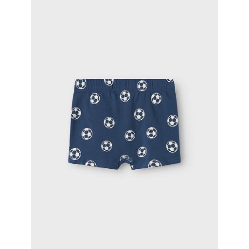 Name It Football 3-pak Boxershorts, Dark Denim, 104 cm