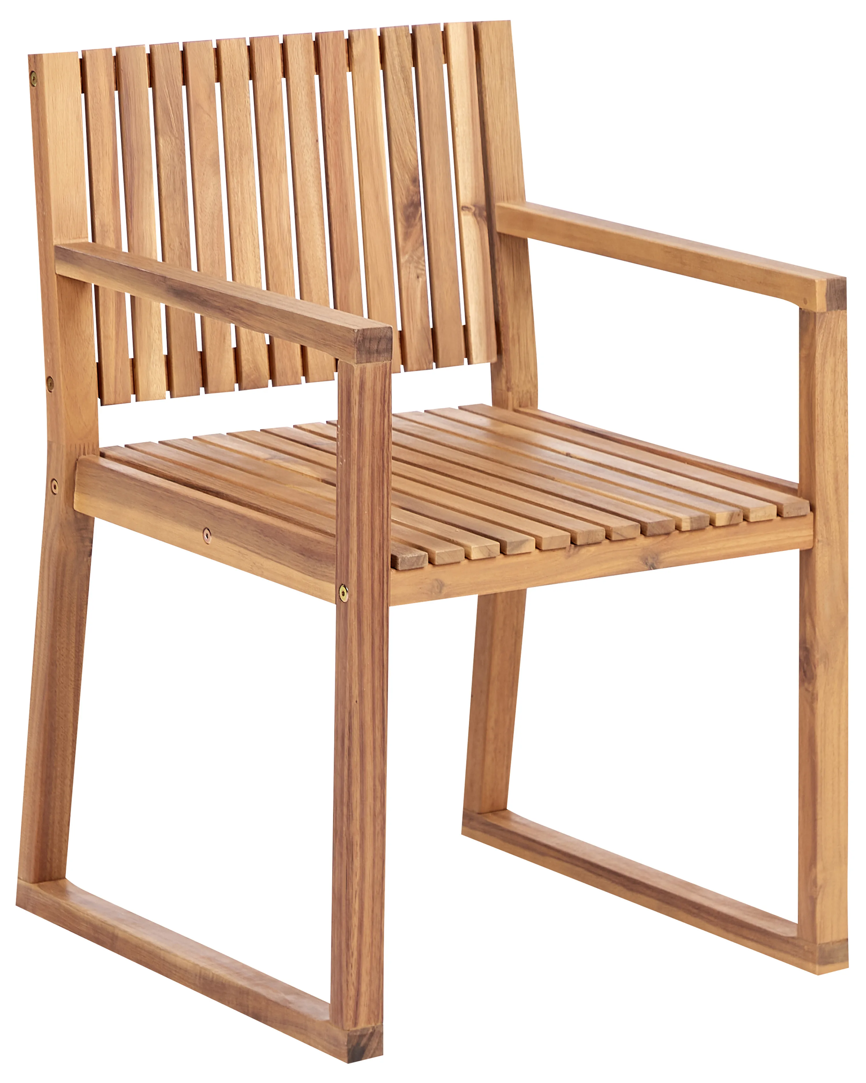Set van 8 stoelen met zitkussen SASSARI II Gecertificeerd acaciahout Blauw