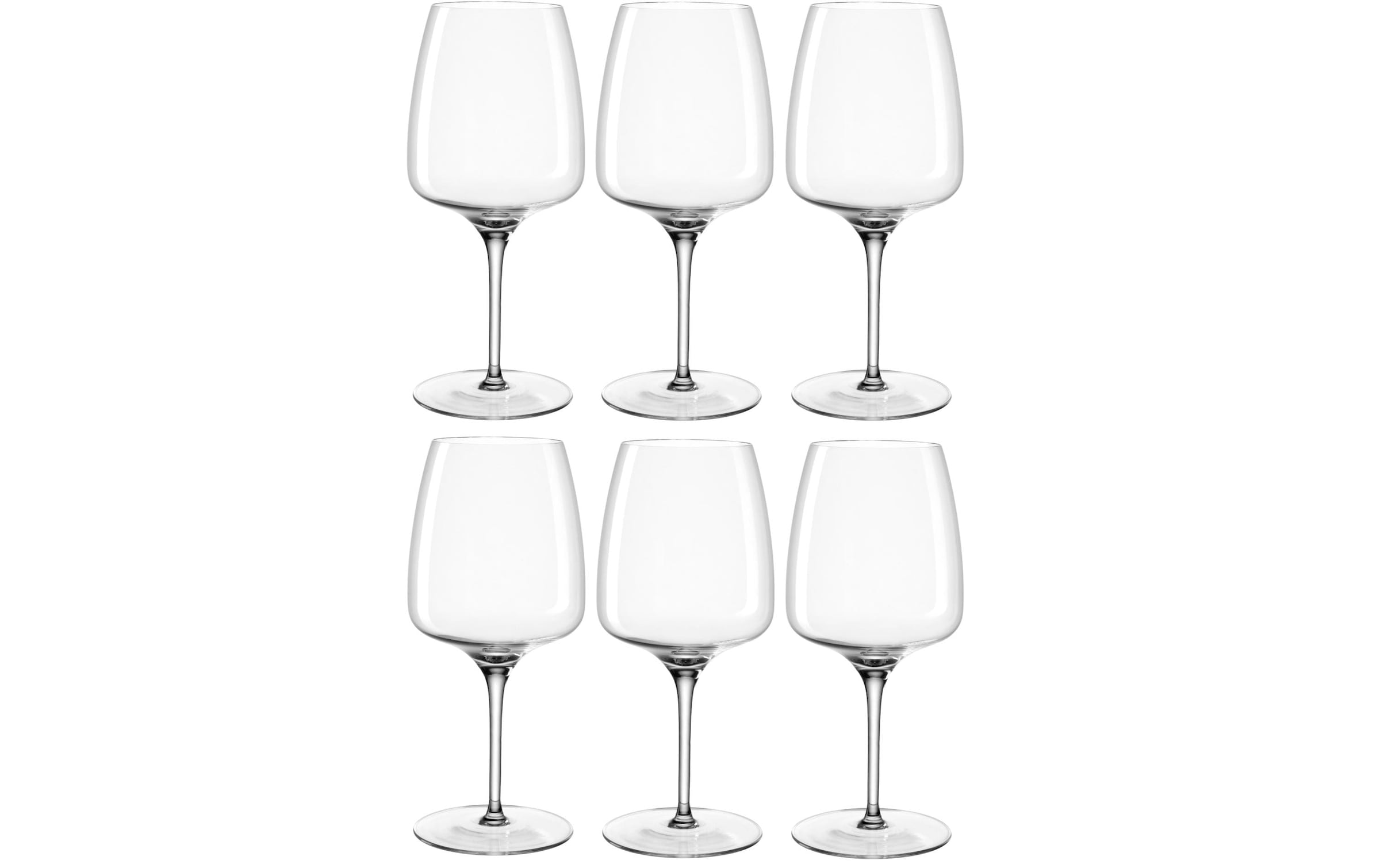 LEONARDO Rotweinglas »Cesti 500 ml, 6 Stück, Transparent«
