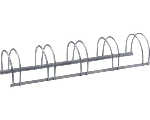 Fietsenrek voor 5 fietsen, L 130 x D 30 x H 25,5 cm, thermisch verzinkt