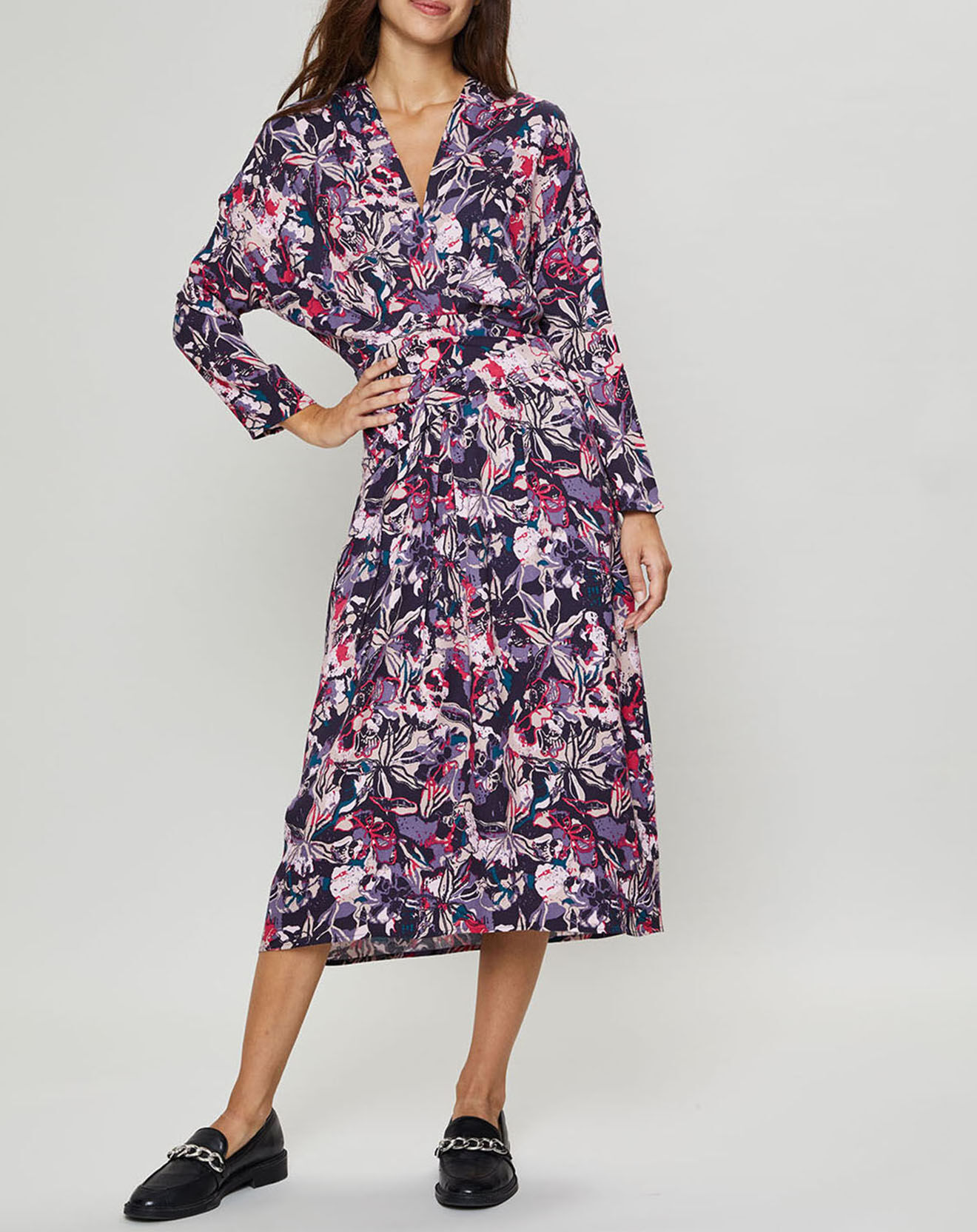 Suncoo Robe Cherry imprimée rose/violet
