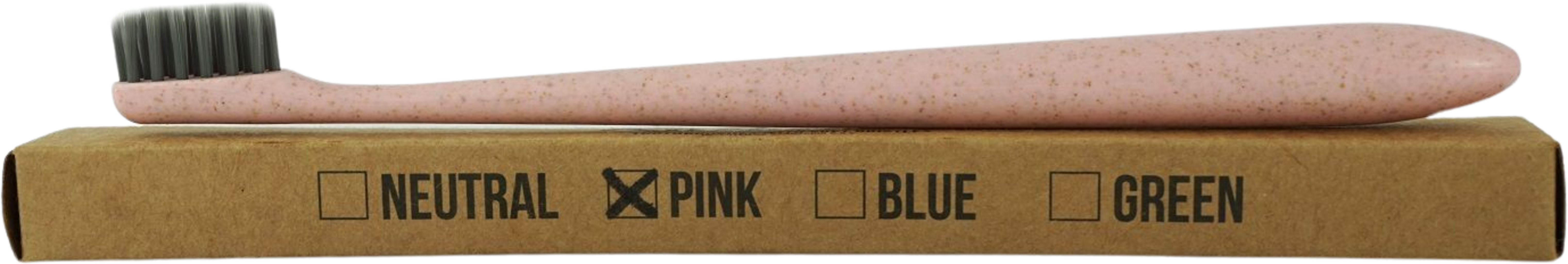 Karbonoir  Zahnbürste mit Aktivkohle Weich, Pink