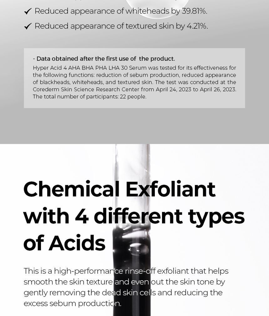 Isntree - Hyperzuur 4 AHA BHA PHA LHA 30 serum