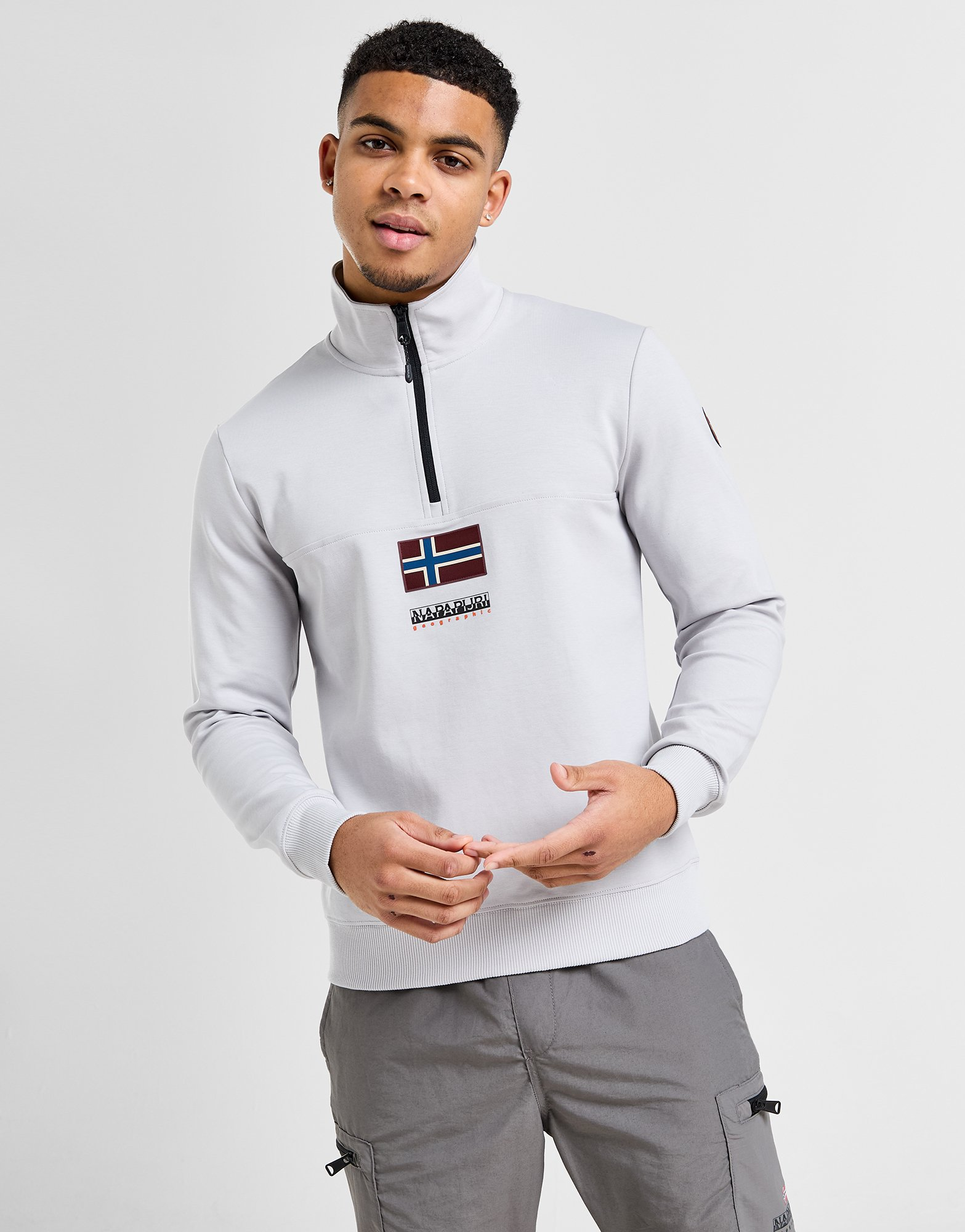 Napapijri Sweatshirt Zippé Bastien Homme