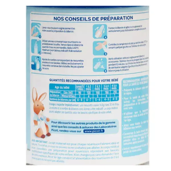 Leite Picot para Primeira Fase 400g