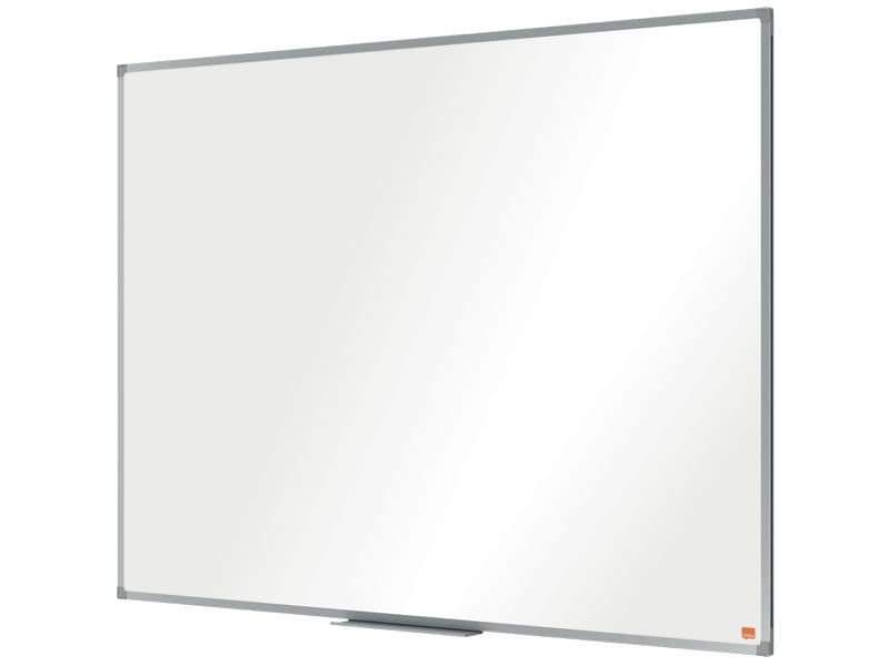 Nobo Essence Whiteboard aus Stahl, 90 x 120 cm, magnethafte Stahl Whiteboard im klassischen Format 90 x 120 cm mit magnetischer Oberfläche und Eckmontage