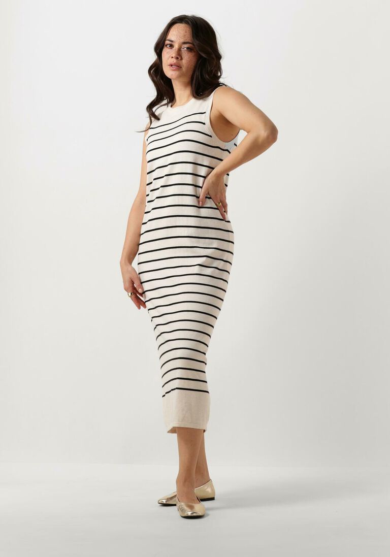 SELECTED FEMME beige selected femme maxi jurk slfberga sl knit dress