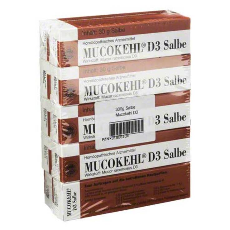 Mucokehl Salbe D 3, 10X30 g