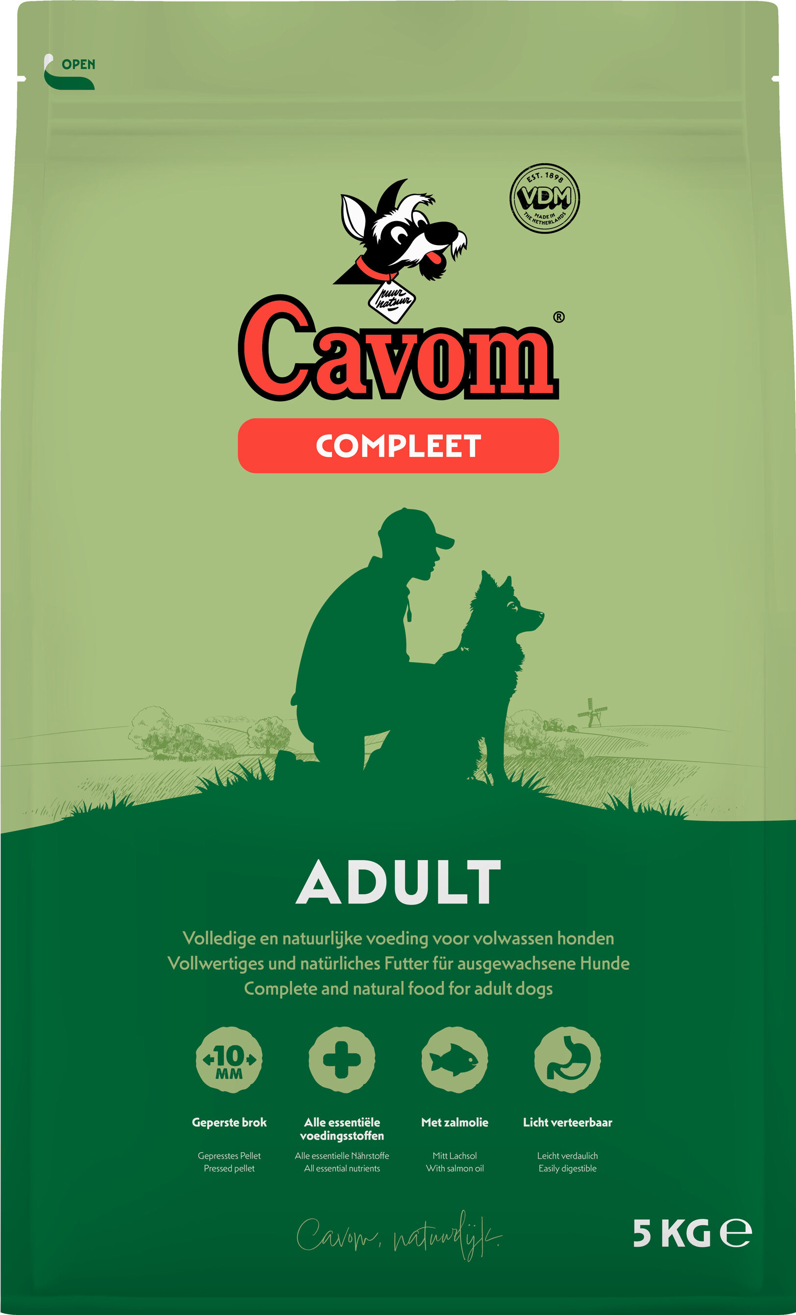 Cavom Compleet Adult - Hondenvoer - 5 Kilogram - rund