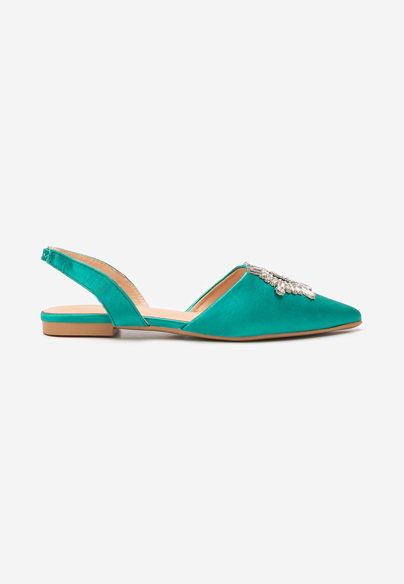 Ballerines élégantes verts Naidia