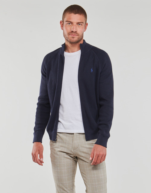 Polo Ralph Lauren - GILET EN COTON TEXTURE Marino