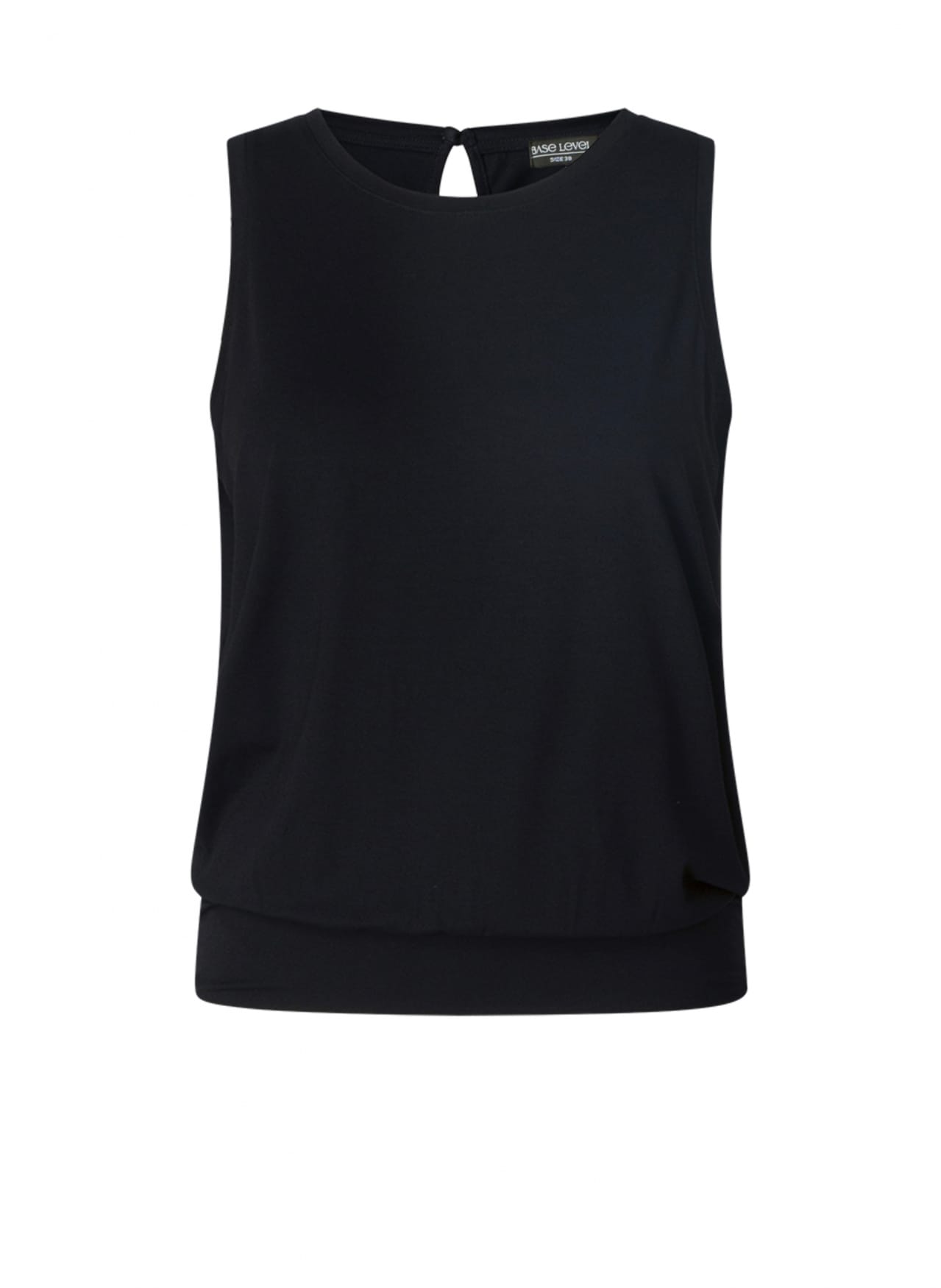 Base Level Curvy Longtop »Yasmina«, Formgebendes Bündchen am Saum