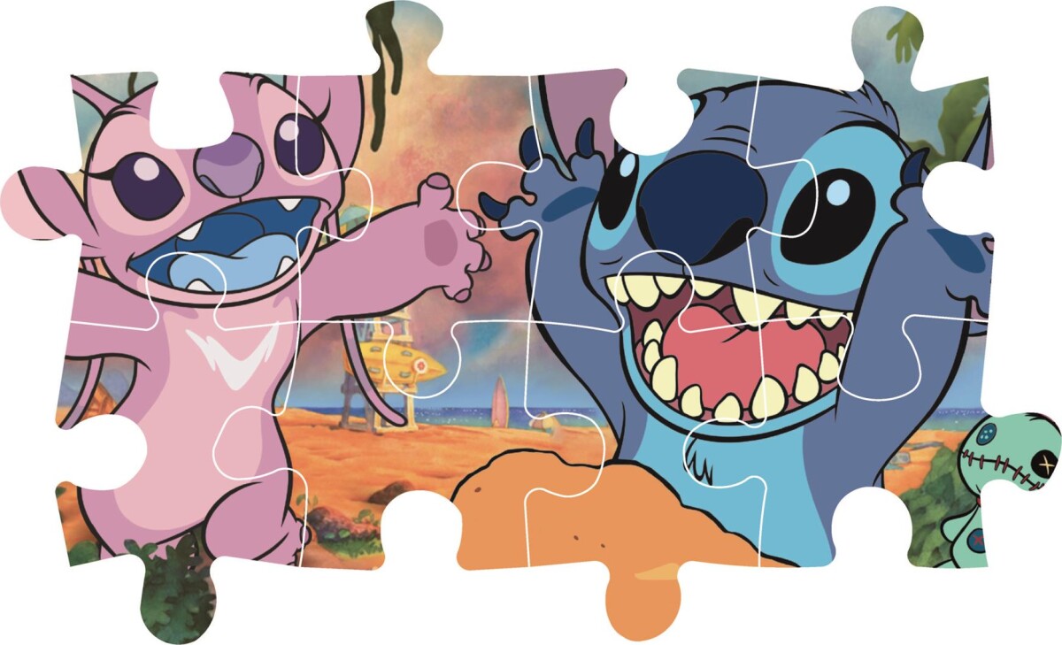 Disney Puslespil - Stitch - Maxi - 60 Brikker - Clementoni