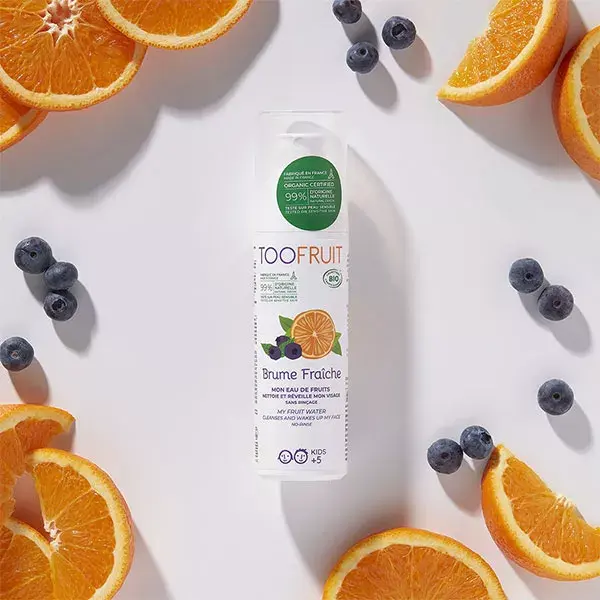 Água Micelar Facial Infantil Toofruit com Laranja e Mirtilo Orgânicos 100ml