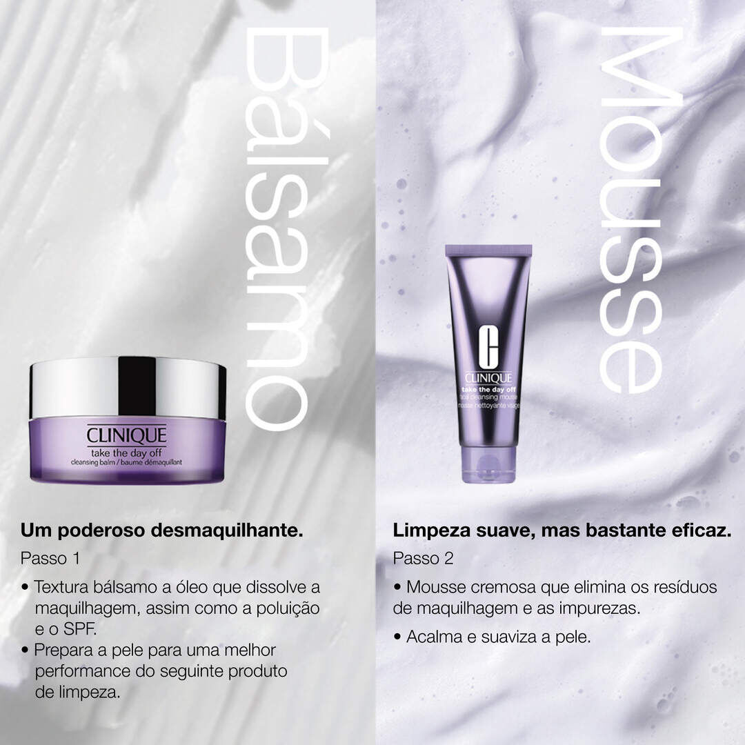 CLINIQUE TRATAMENTO Set Take The Day Off (Double Cleanse) - 1un