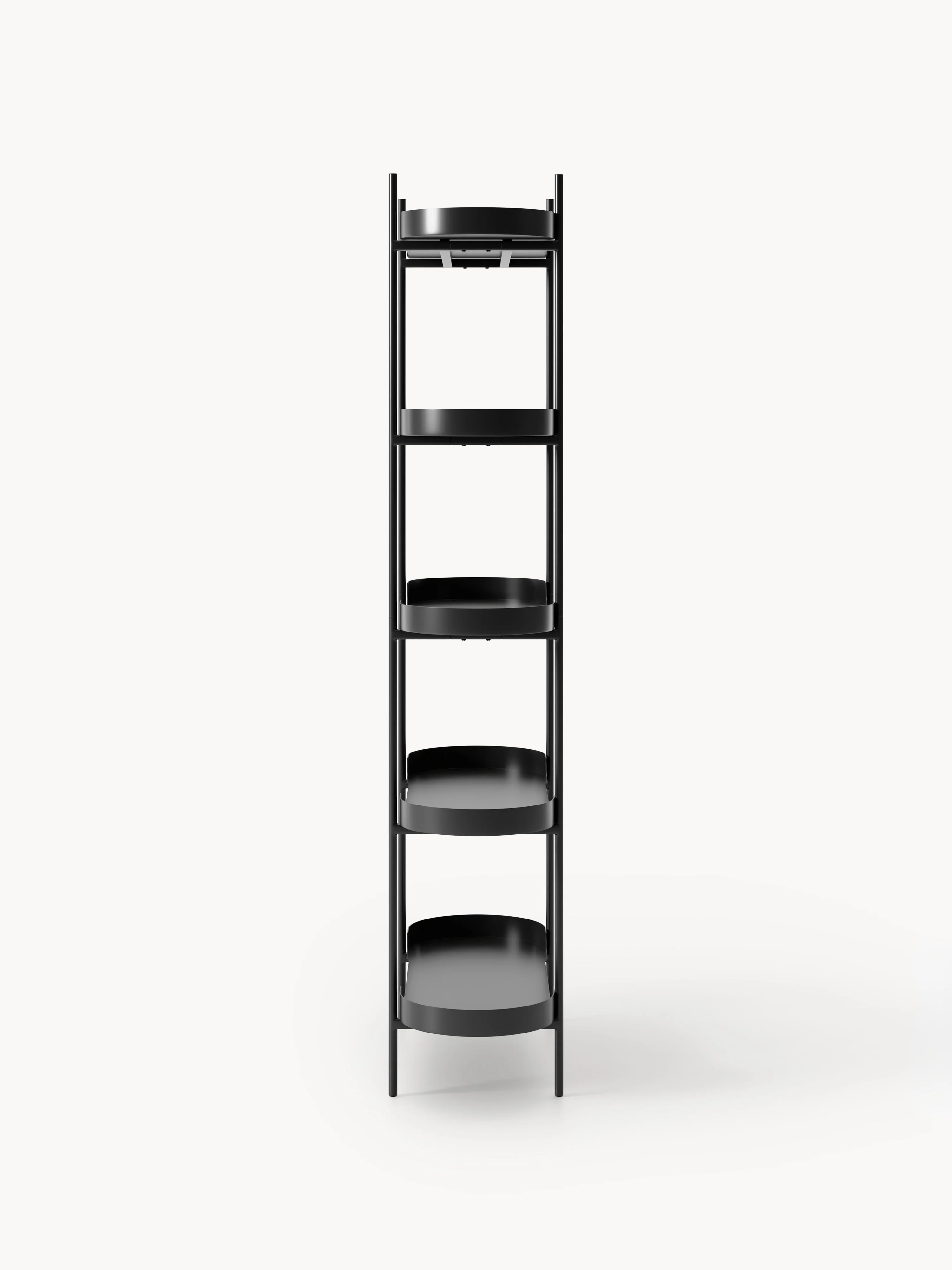 Hoog metalen wandrek Taru