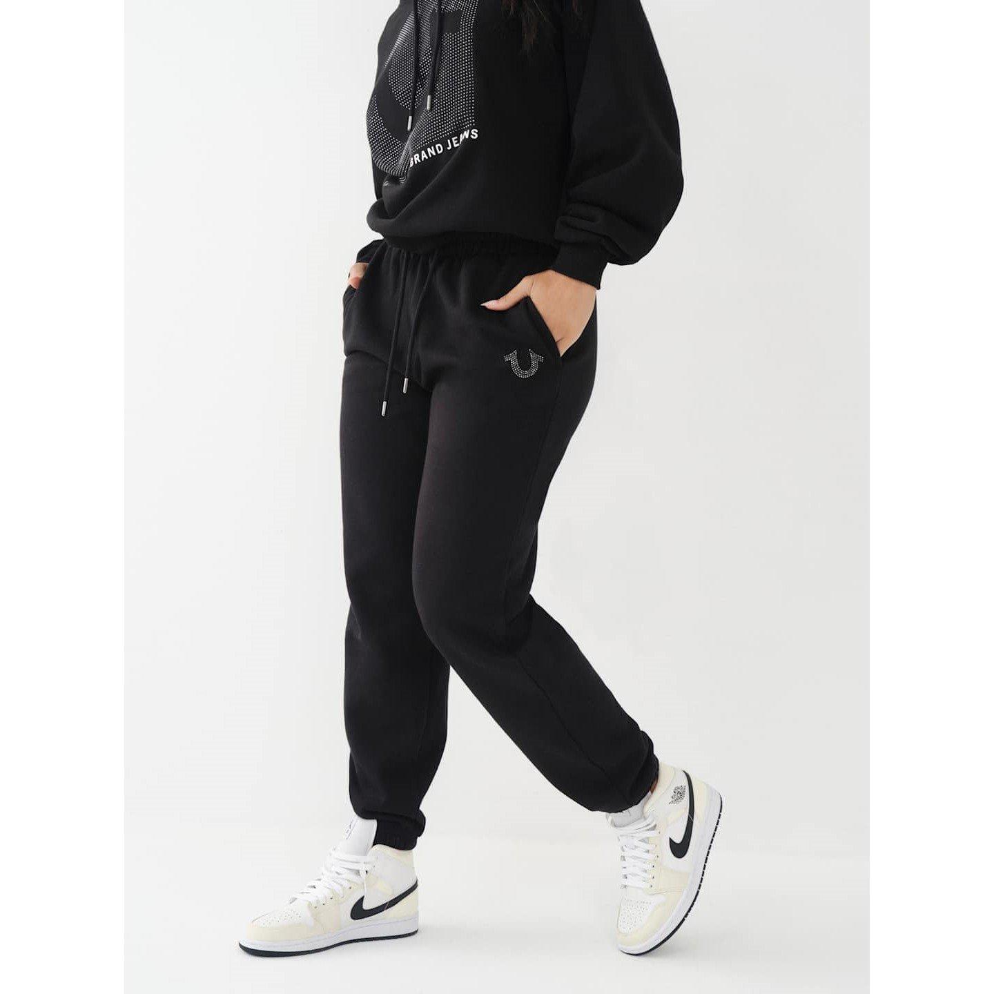 True Religion TR Crystal Boyfriend Jogging Bottoms Womens